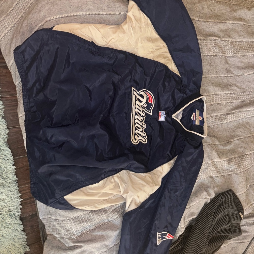 Patriots Navy and Cream Jacket